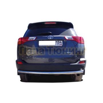 Защита заднего бампера (радиус) d60 для Toyota RAV4 2013-2015
