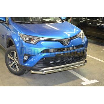 Защита переднего бампера (радиус) d60 для Toyota RAV4 2015-2019