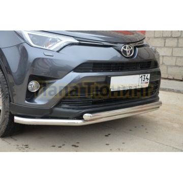Защита переднего бампера d53/53 для Toyota RAV4 2015-2019
