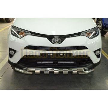 Защита переднего бампера (G) d60 для Toyota RAV4 2015-2019