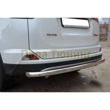 Защита заднего бампера (радиус) d60 для Toyota RAV4 2015-2019