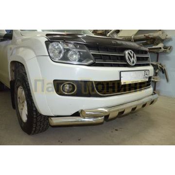 Защита переднего бампера G d76 Volkswagen Amarok 2009-2015