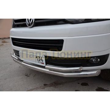 Защита переднего бампера d60/42 для Volkswagen T5 Caravella 2009-2015