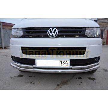 Защита переднего бампера d60/42 для Volkswagen T5 Caravella 2009-2015