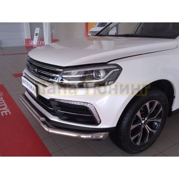 Защита переднего бампера d60/42 для Zotye Coupa 2018-