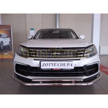 Защита переднего бампера d60/42 для Zotye Coupa 2018-