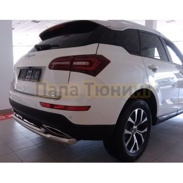 Защита заднего бампера d60/42 для Zotye Coupa 2018-