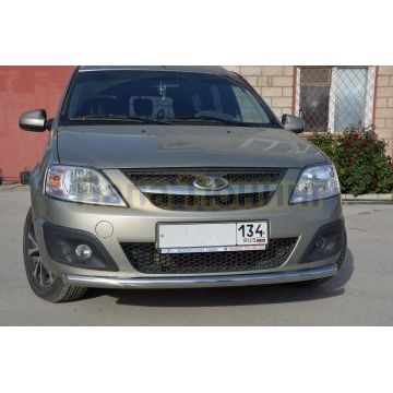 Защита переднего бампера d53 для Lada Largus 2012-