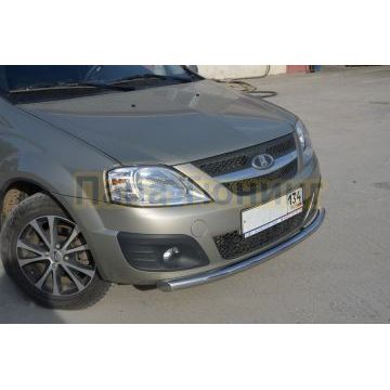 Защита переднего бампера d53 для Lada Largus 2012-