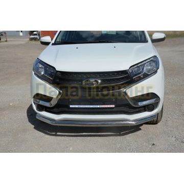 Защита переднего бампера d60 для Lada X RAY 2016-