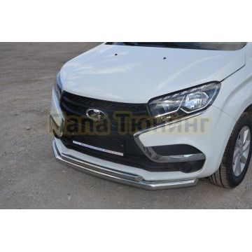 Защита переднего бампера d60/42 для Lada X RAY 2016-