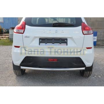 Защита заднего бампера d60 для Lada X RAY 2016-