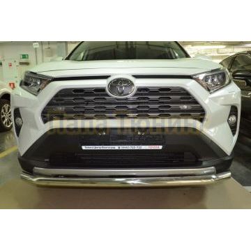 Защита переднего бампера (радиус) d60 для Toyota RAV4 2019-