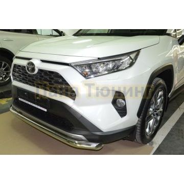 Защита переднего бампера (радиус) d60 для Toyota RAV4 2019-