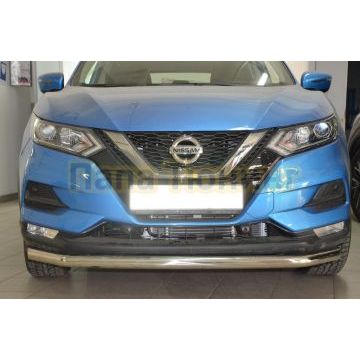 Защита переднего бампера d60 для Nissan Qashqai 2019-