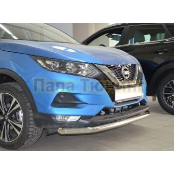 Защита переднего бампера d60 для Nissan Qashqai 2019-