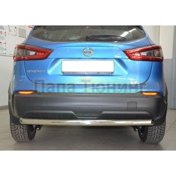 Защита заднего бампера d60 для Nissan Qashqai 2019-
