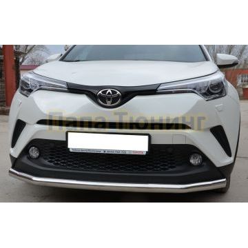 Защита переднего бампера d60 для Toyota C-HR 2018-