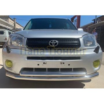 Защита переднего бампера  двойная d60/42 для Toyota RAV4 2000-2005