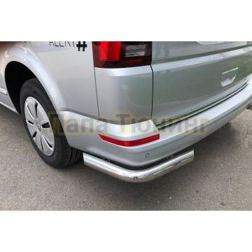 Защита заднего бампера угловая d60 для Volkswagen T6 2020-