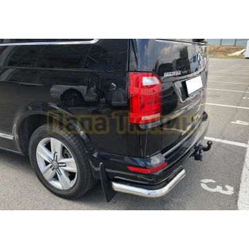 Защита заднего бампера угловая d60 для Volkswagen T6 2020-