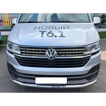 Защита переднего бампера d60 для Volkswagen T6 2020-