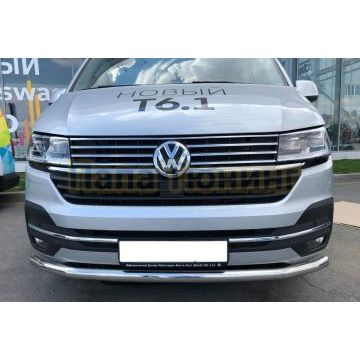 Защита переднего бампера d60 для Volkswagen T6 2020-