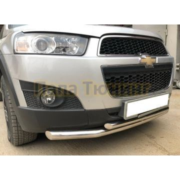 Защита переднего бампера d60/42 для Chevrolet Captiva 2011-2013