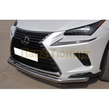 Защита переднего бампера  d60 для Lexus NX200/NX300 2017-
