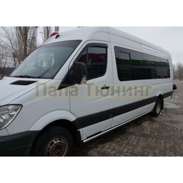Защита штатного порога d60 для Mercedes-Benz Sprinter 2012-2017