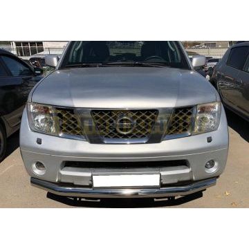 Защита переднего бампера d76 для Nissan Pathfinder 2004-2010