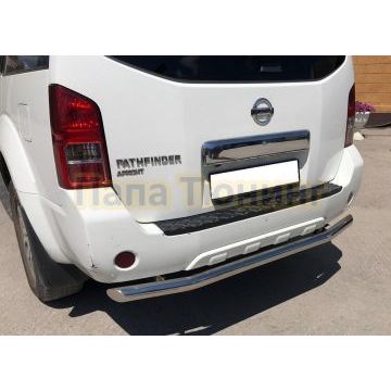 Защита заднего бампера d60 для Nissan Pathfinder 2004-2010