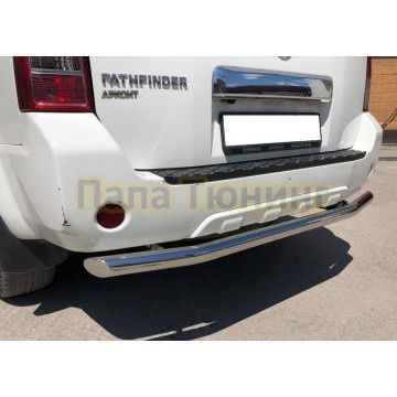 Защита заднего бампера d60 для Nissan Pathfinder 2004-2010