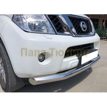 Защита переднего бампера d76 для Nissan Pathfinder 2010-2013