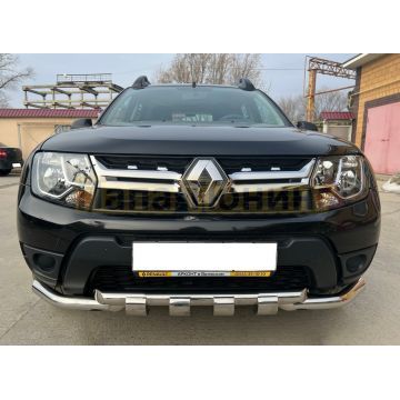 Защита переднего бампера G d60/60 для Renault Duster 2015-2021