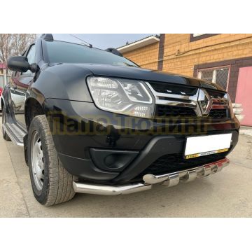 Защита переднего бампера G d60/60 для Renault Duster 2015-2021