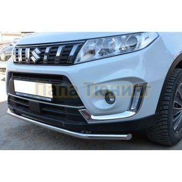 Защита переднего бампера d42 для Suzuki Vitara 2019-