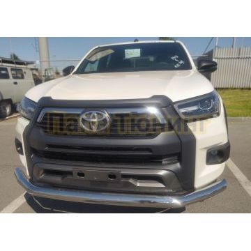 Защита переднего бампера d76 для Toyota Hilux Exclusive Black 2018-