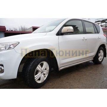 Защита порога d60 для Toyota RAV4 2010-2012