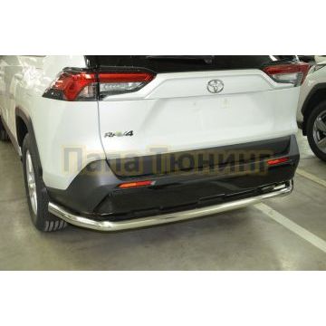 Защита заднего бампера угловая большая d60 для Toyota RAV4 2019-