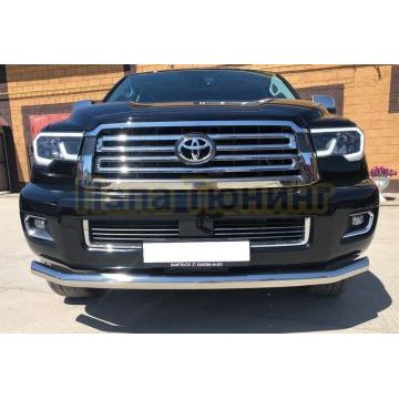 Защита переднего бампера d76 для Toyota Sequoia 2020-
