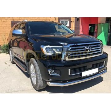 Защита переднего бампера d76 для Toyota Sequoia 2020-