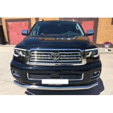 Защита переднего бампера d76 для Toyota Sequoia 2020-