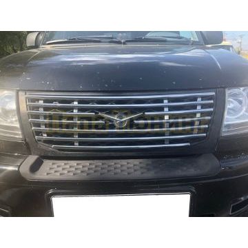 Решетка передняя d16 для УАЗ Патриот 2005-2014