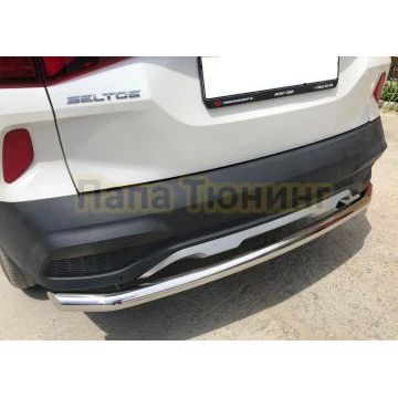 Защита заднего бампера  d60 для Kia Seltos 2020-