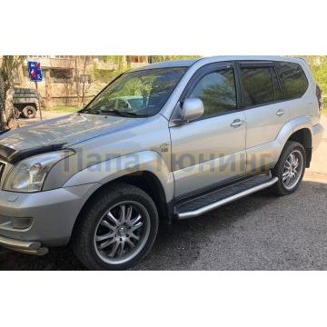 Защита штатного порога d60 для Toyota Land Cruiser Prado 120 2003-2009