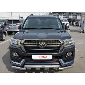 Защита переднего бампера (G) d76 для Toyota Land Cruiser 200 TRD 2019-