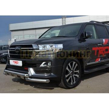 Защита переднего бампера (G) d76 для Toyota Land Cruiser 200 TRD 2019-