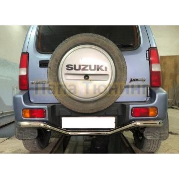 Защита заднего бампера (волна) d53 для Suzuki Jimny 2012-2018