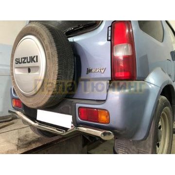 Защита заднего бампера (волна) d53 для Suzuki Jimny 2012-2018